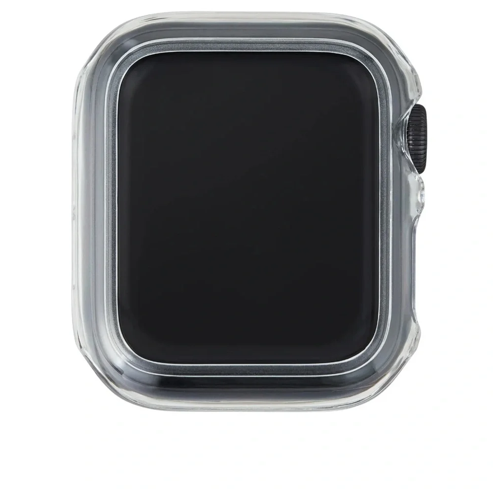 Onn Clear Bumper With Screen Protector For Apple Watch 38 mm